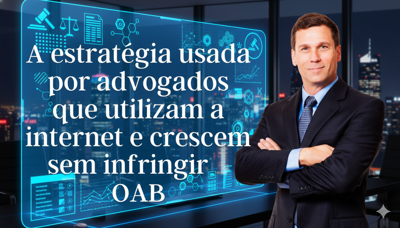 A estratégia usada por advogados que utilizam a internet e crescem sem infringir a OAB