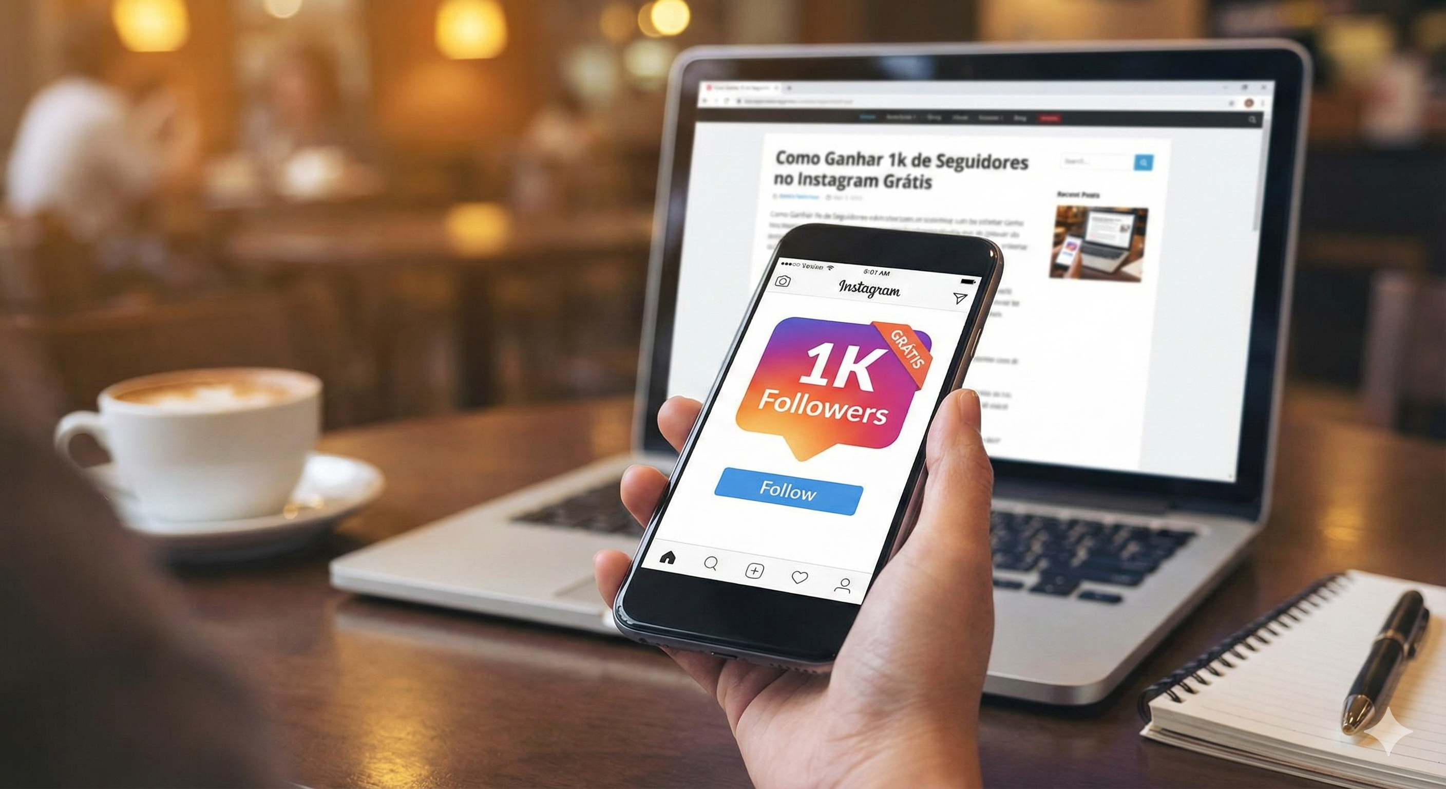 Estratégia de Alto Impacto: Como Ganhar 1K de Seguidores no Instagram Grátis Rapidamente