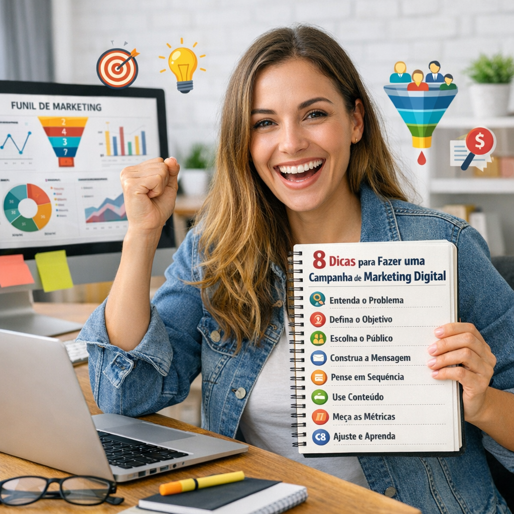 8 dicas para apreender a fazer uma campanha marketing digital